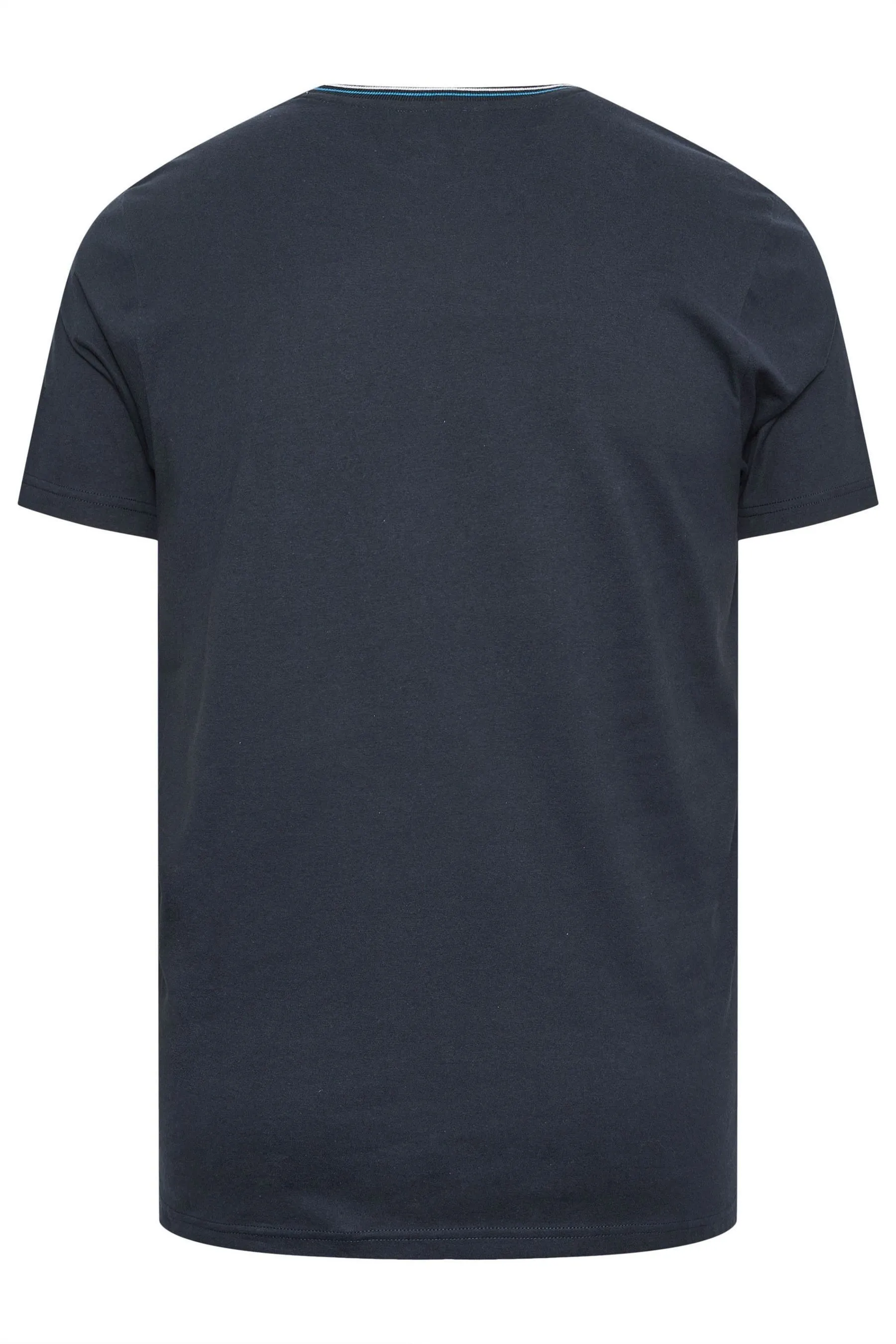 BadRhino Big & Tall - T-shirt con A righe sul petto