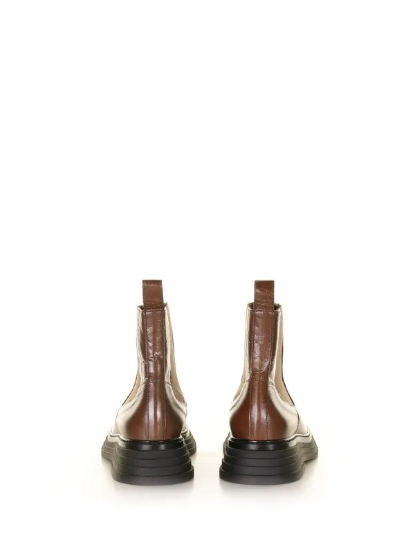 Beatles Dakota in chocolate leather