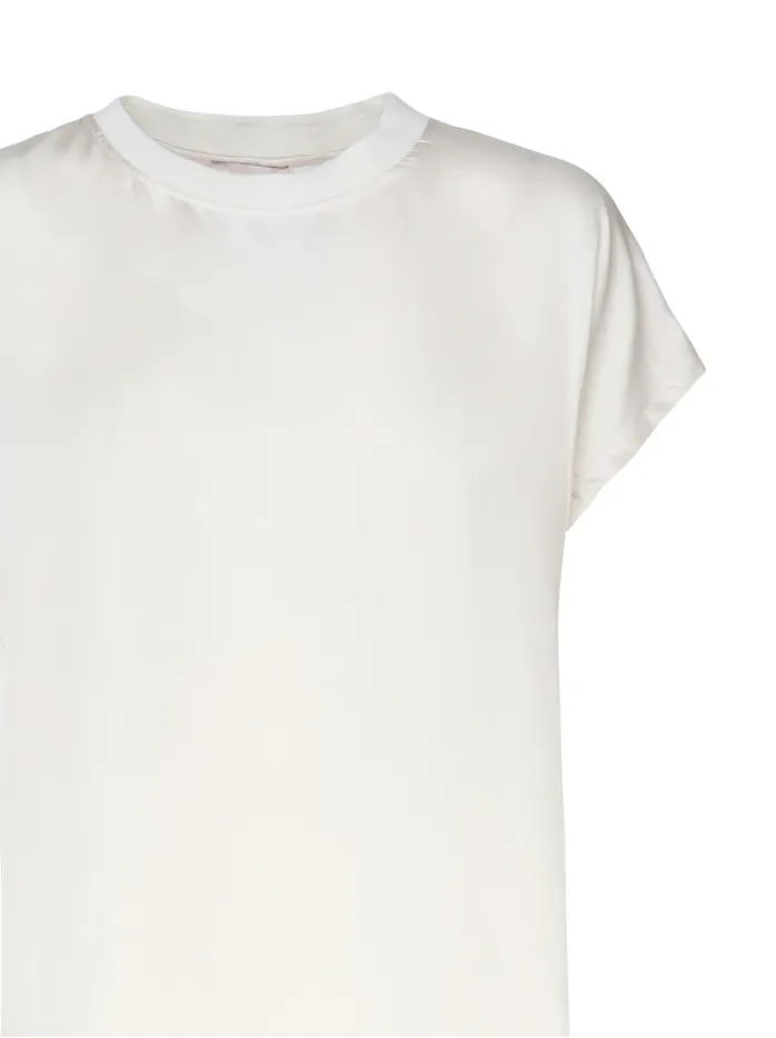BLUSA A MANICHE CORTE