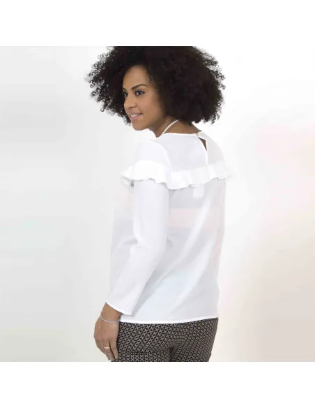Blusa volant