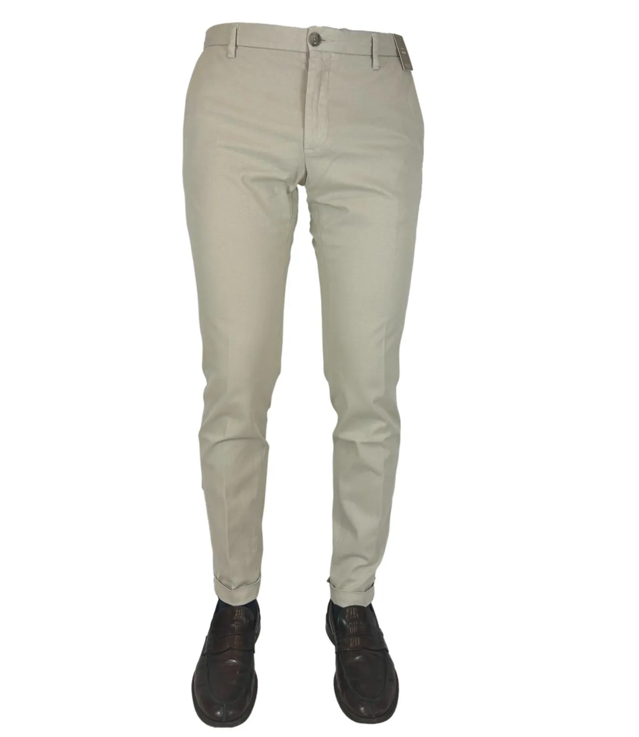 Brand AT.P.CO Chino slim fit in velluto di cotone stretch