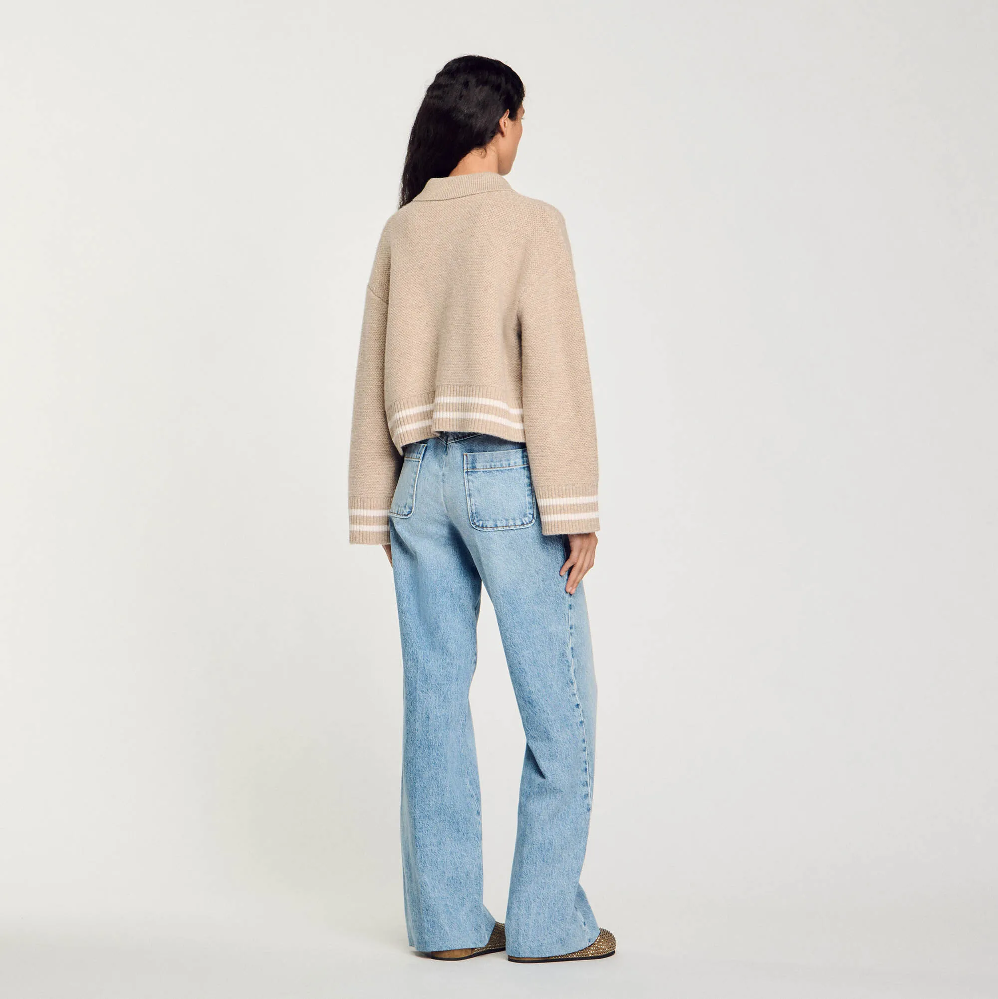 Cardigan a punto fantasia