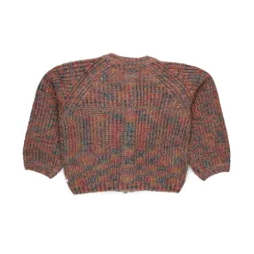 Cardigan Melange Multicolor Bambina E Teen