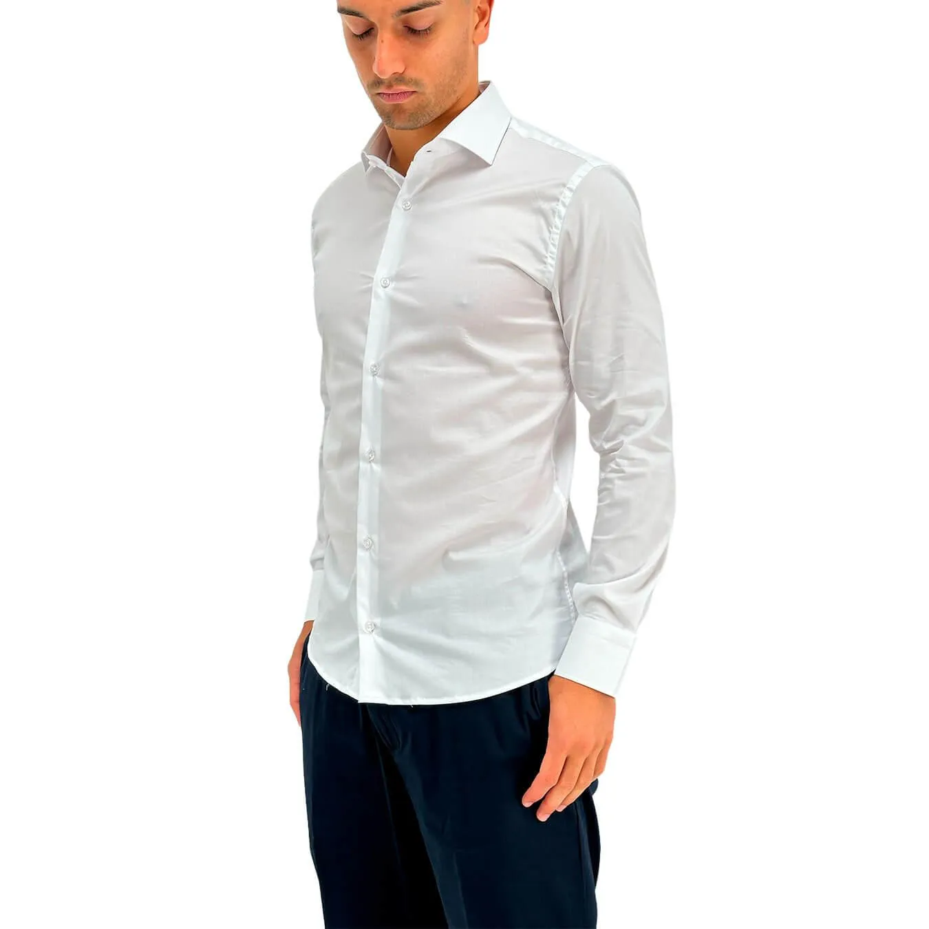 Edd Camicia Sinfonia Uomo, Basic, Colletto Classico, Tessuto Misto