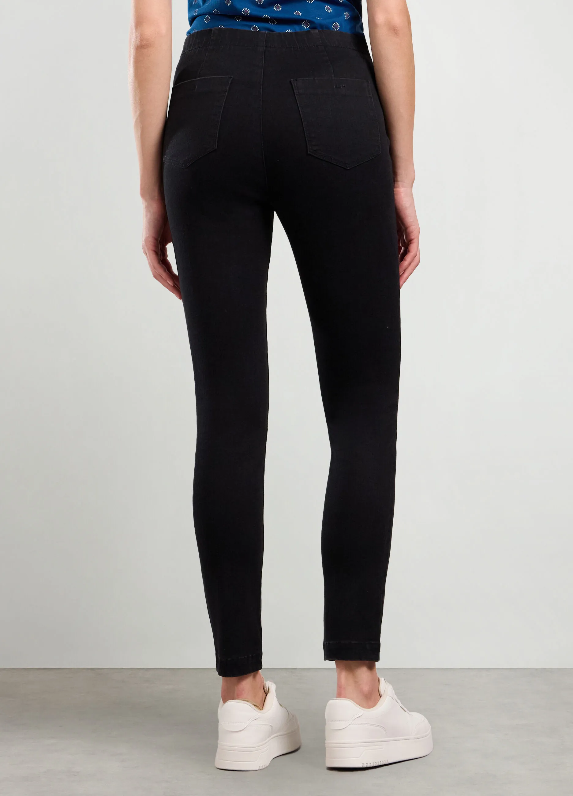 IWIE  Treggings in denim di misto cotone stretch donna