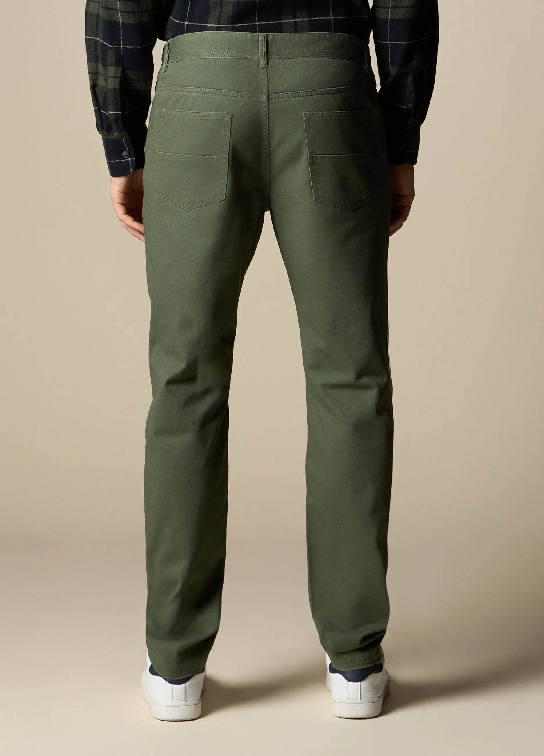 J. HART & BROS  Pantaloni in puro cotone uomo