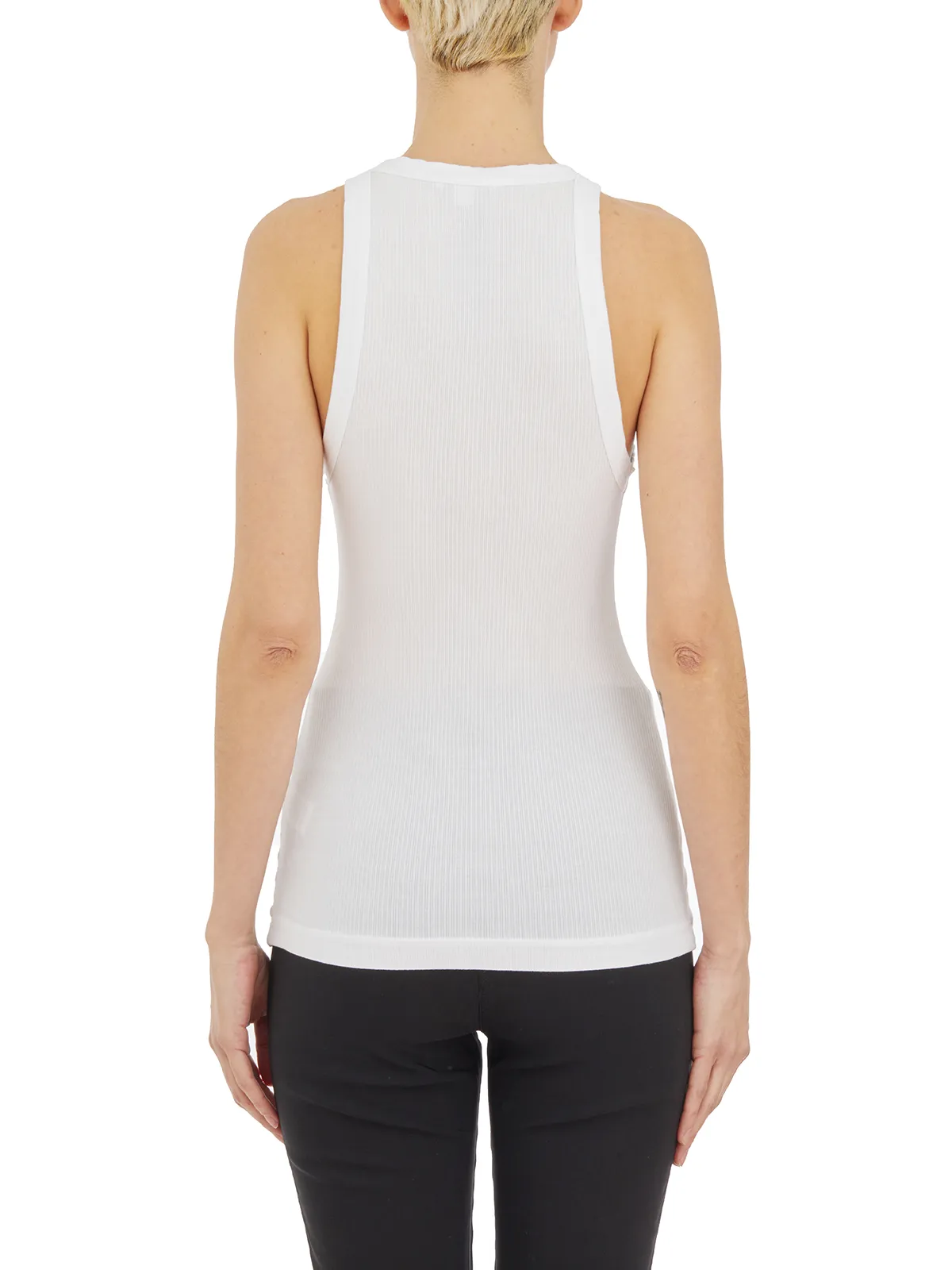 JAMES PERSE  TANK TOP GIROCOLLO IN COTONE 