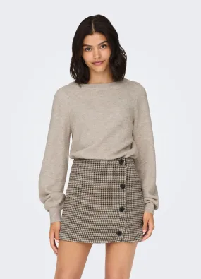 JDY  Pullover a maniche lunghe con scollo a barca