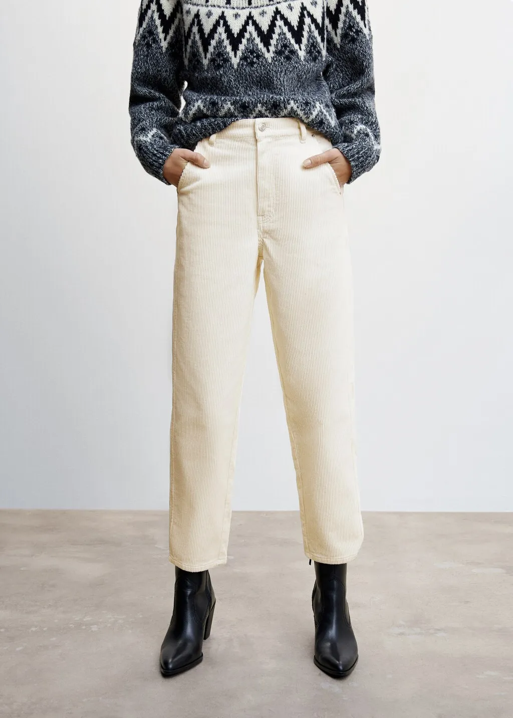 Jeans velluto a coste