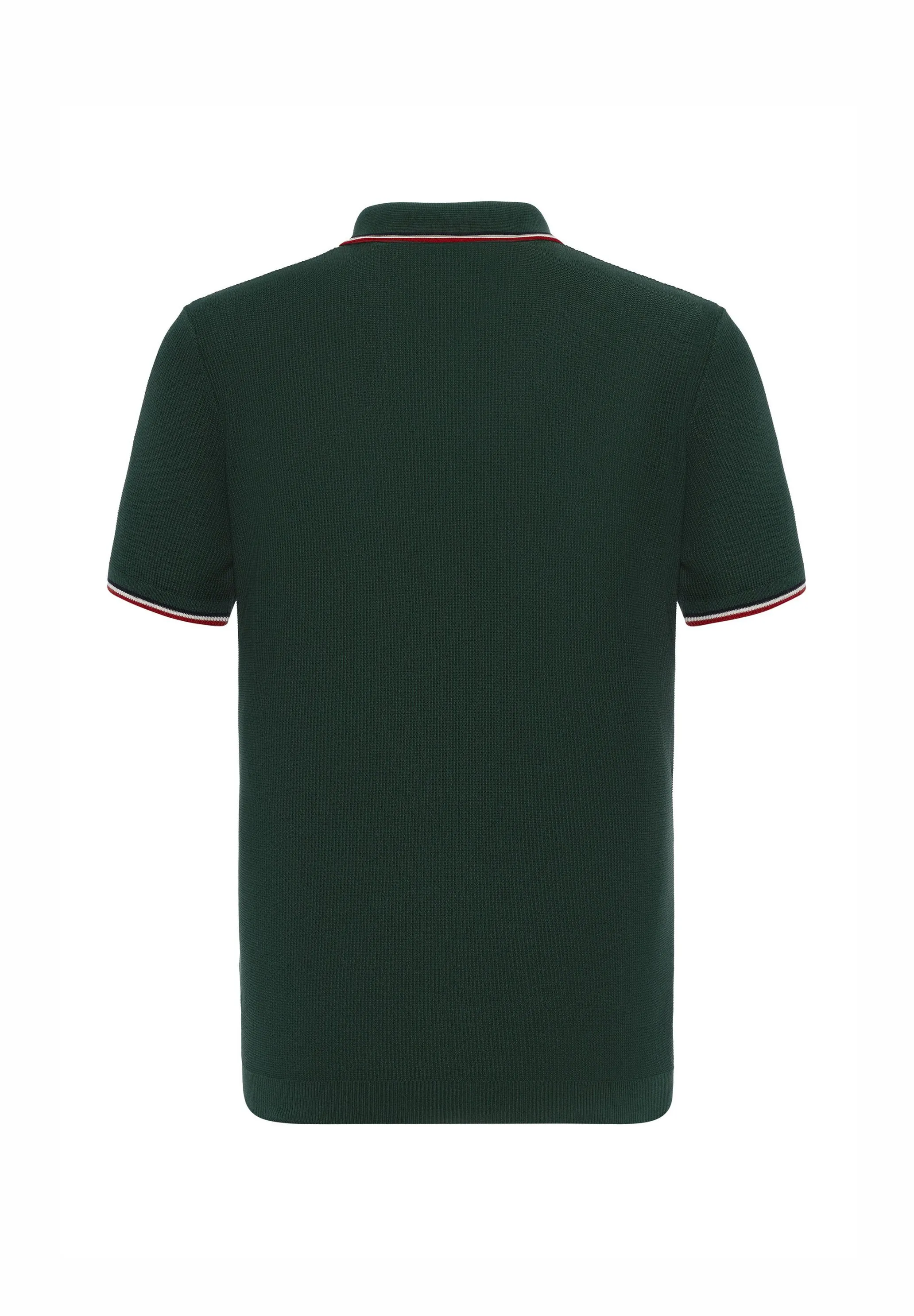 KNIT SHORT SLEEVE POLO - Polo