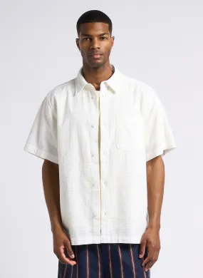  LES DEUX   CHARLIE - Camicia dritta collo classico in cotone | Beige