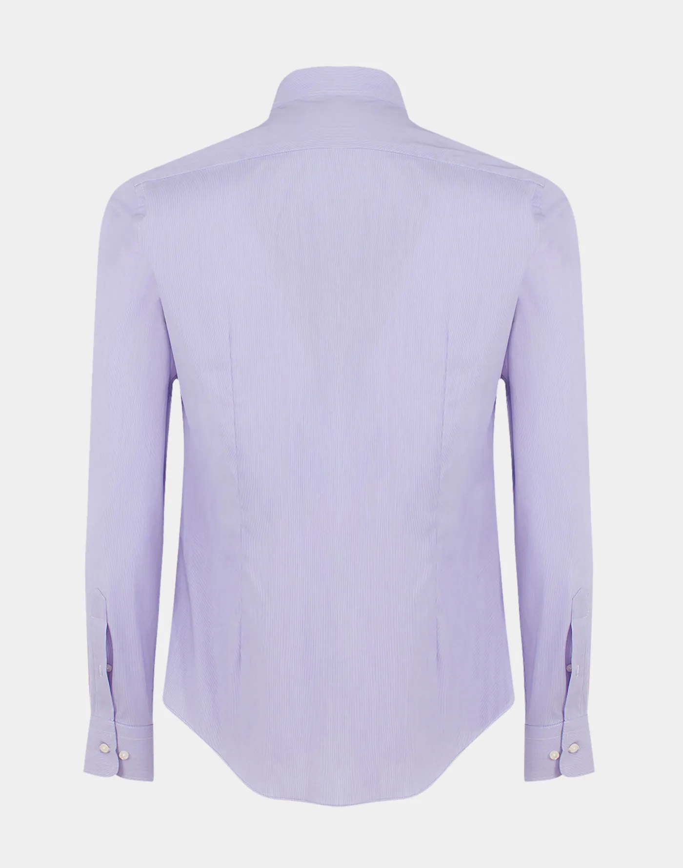 Liliac Striped Cotton Poplin Stretch Slim Fit Shirt