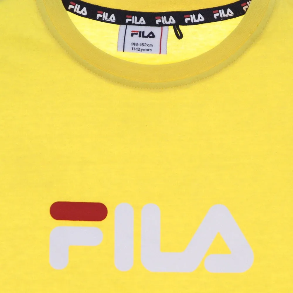Maglietta Ragazzo Solberg Classic Logo Tee Habanero Gold