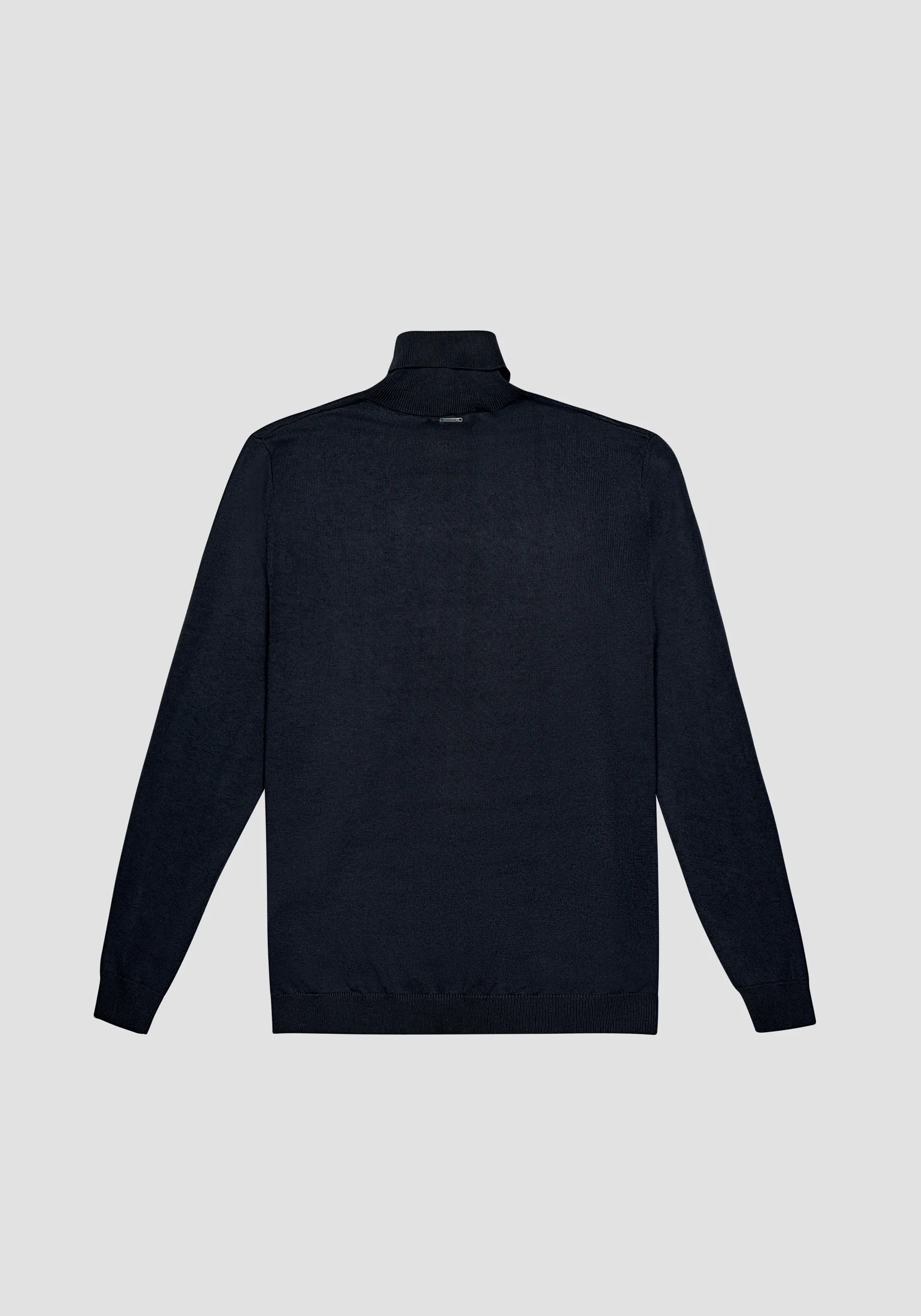 MAGLIONE REGULAR FIT IN MISTO LANA CON LAVORAZIONE GEOMETRICA