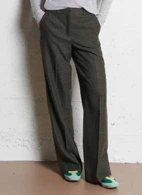  MAISON 123   FERGUSON SHERLOCK - Pantaloni larghi in | Verde