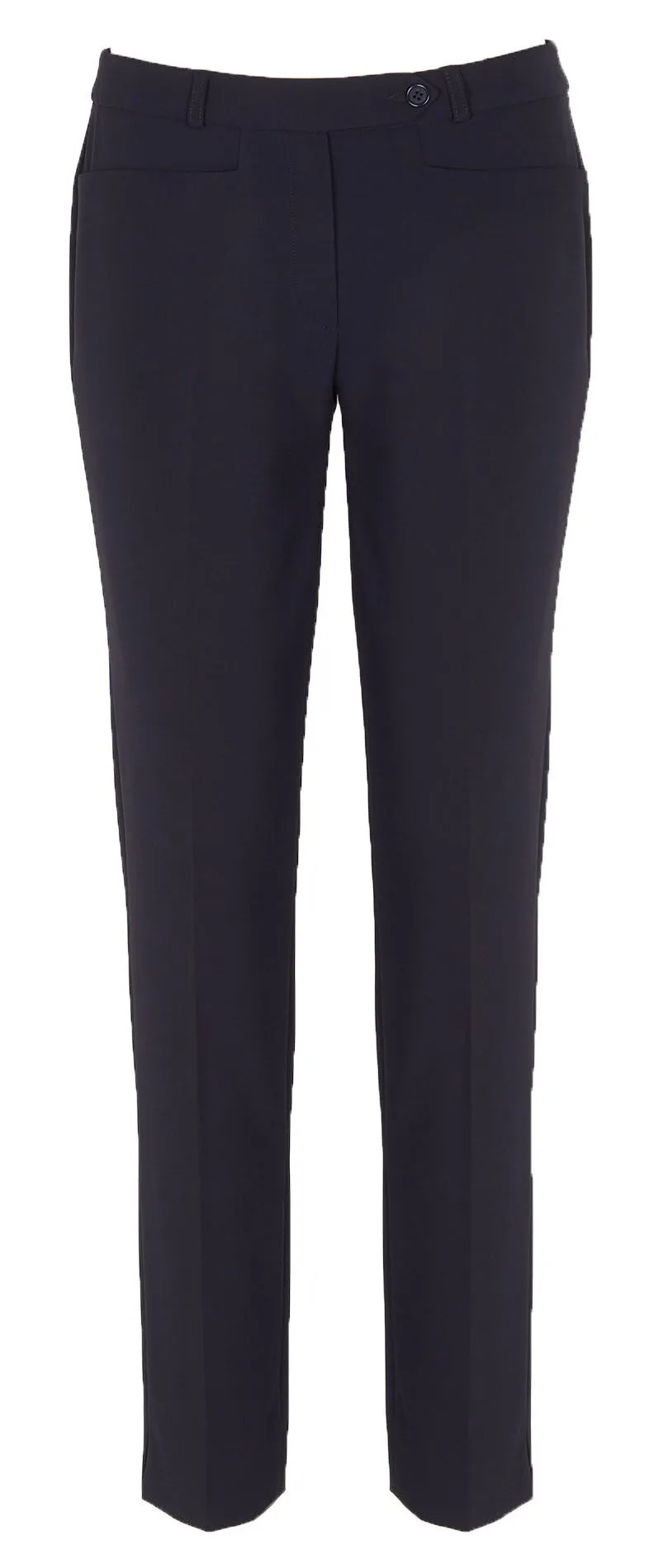  MAISON 123   Pantaloni dritti fluidi in crêpe | Blu