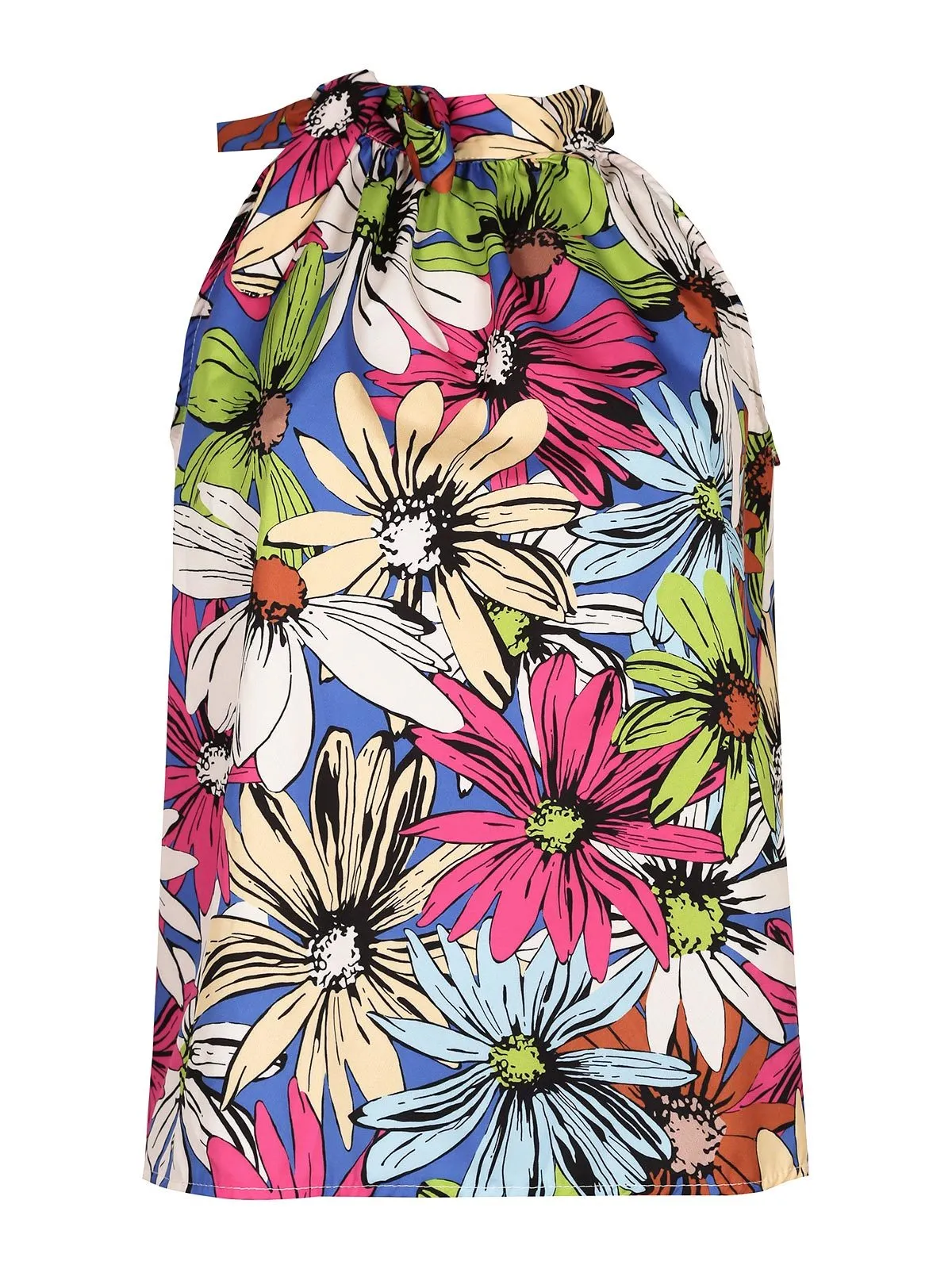 Melitea Top sans manches fleuri femme