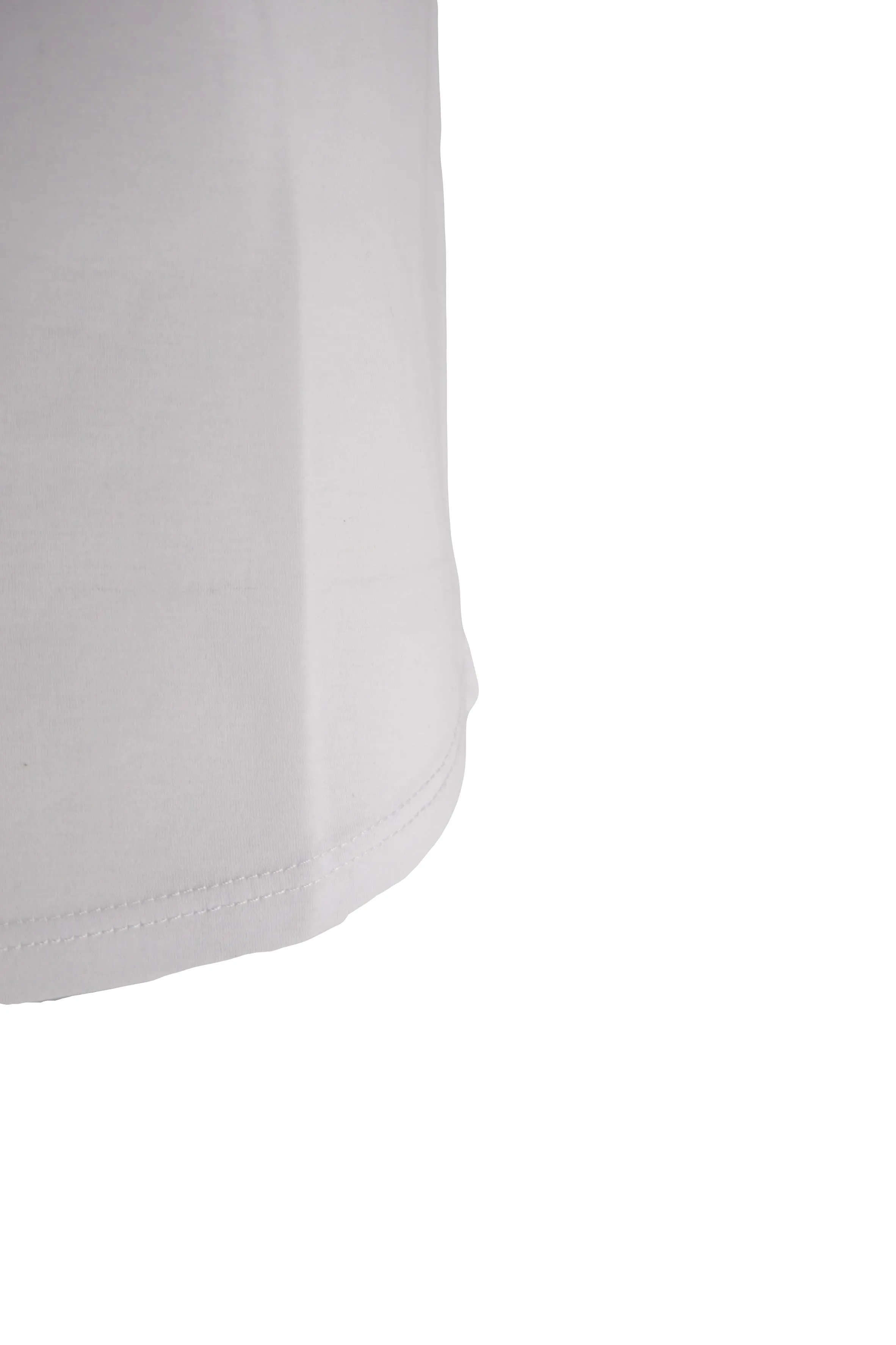 Mercerized Cotton T-Shirt / White