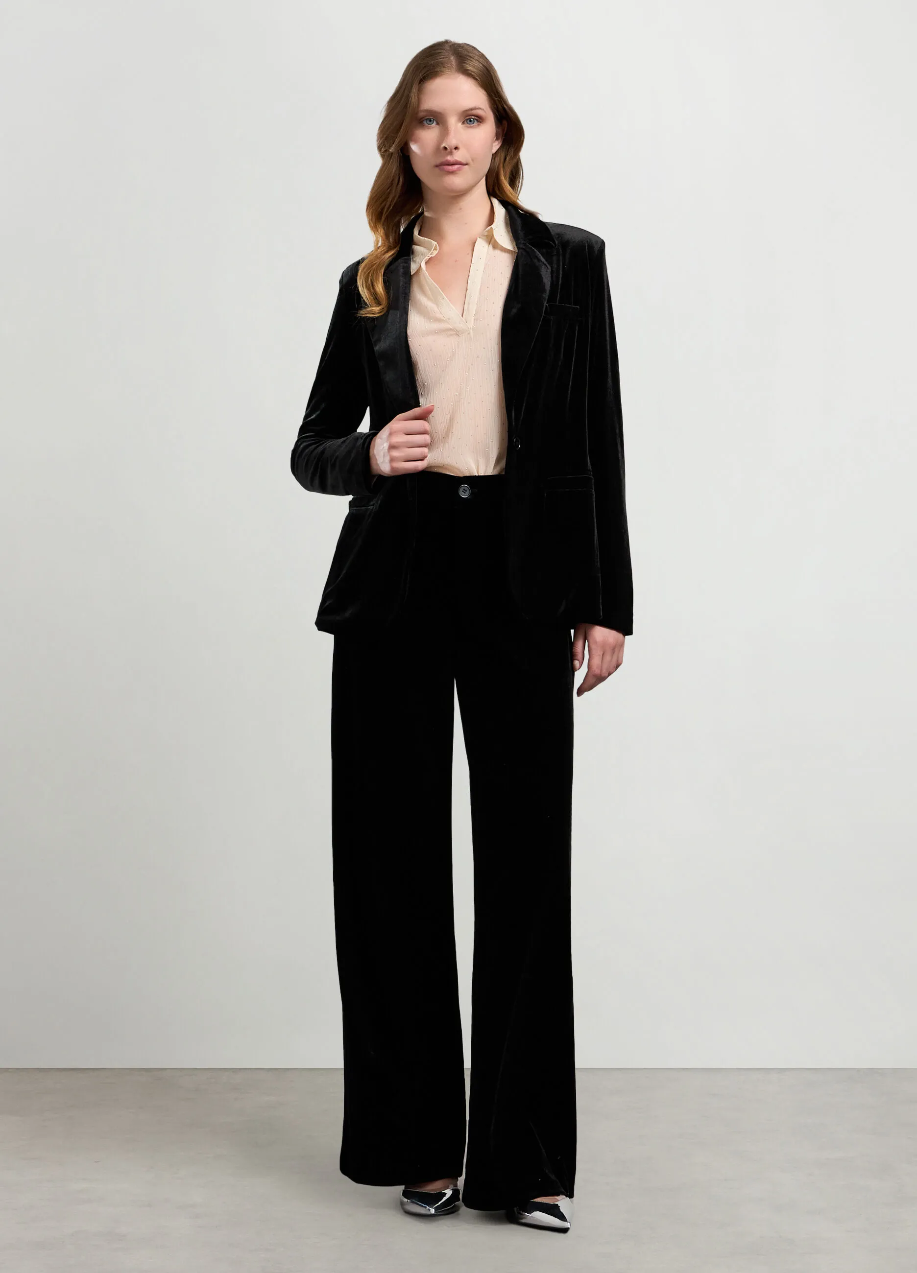 NICE & CHIC  Pantaloni in velluto donna