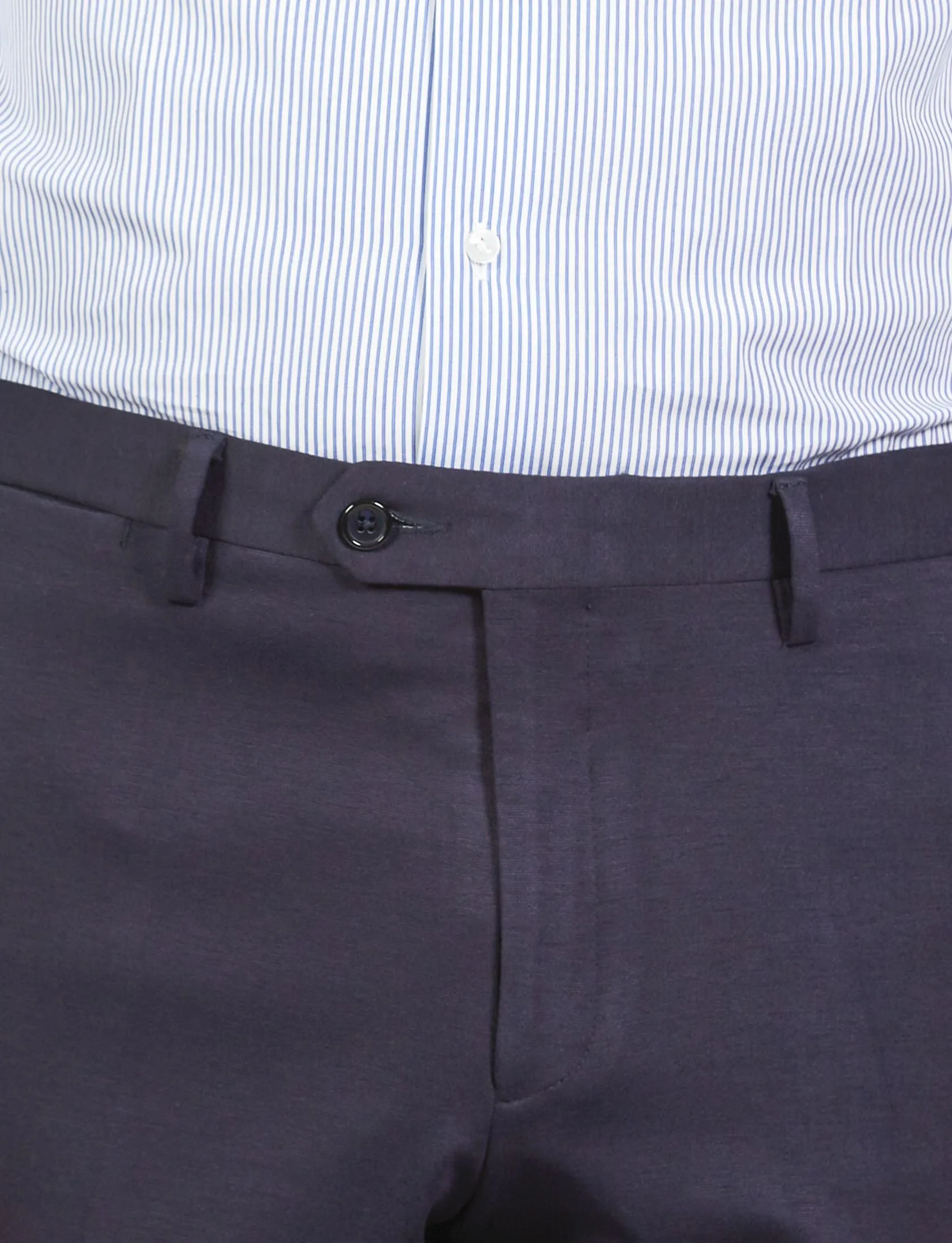 Pantaloni tinta unita in punto milano