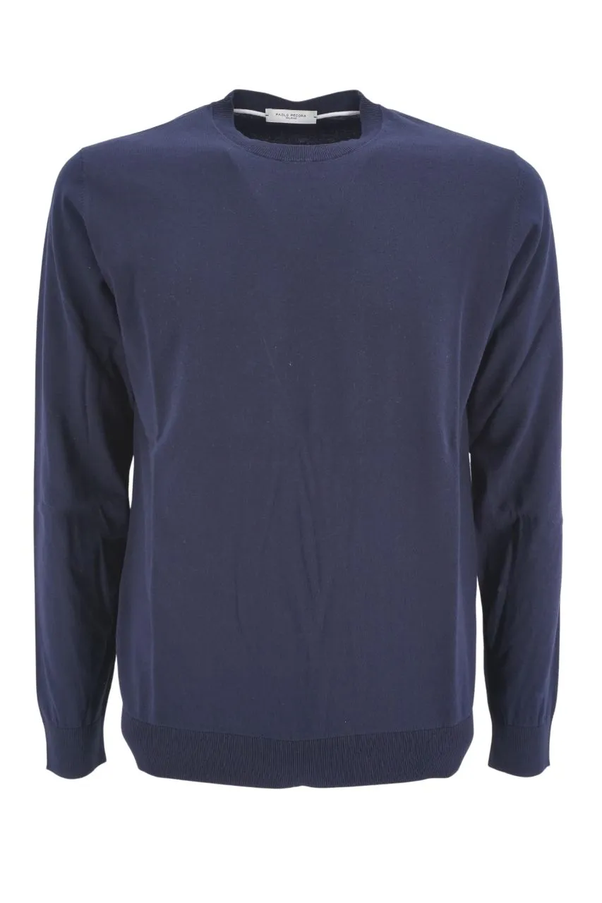 Paolo Pecora sweater in Cotton / Blue