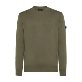      PEUTEREY MAGLIONE GIROCOLLO IN LANA E COTONE EXMOOR  