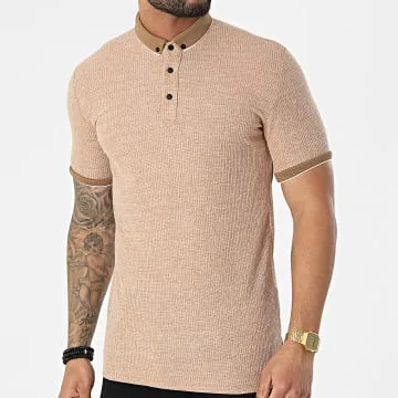 Polo manica corta 1246 Camel