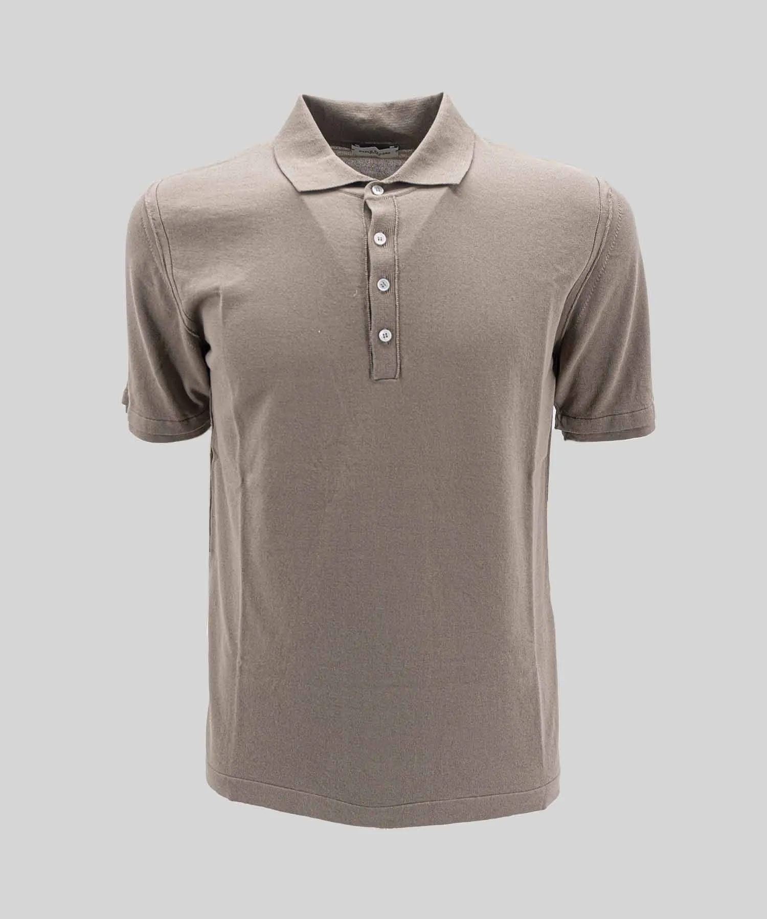 Polo shirt in Cotton / Beige