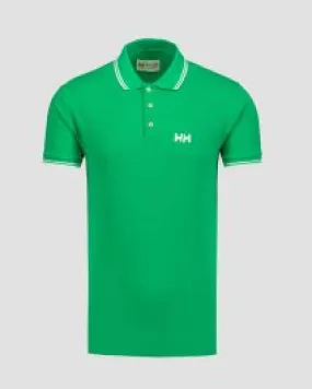 Polo verde da uomo Helly Hansen Genova Polo