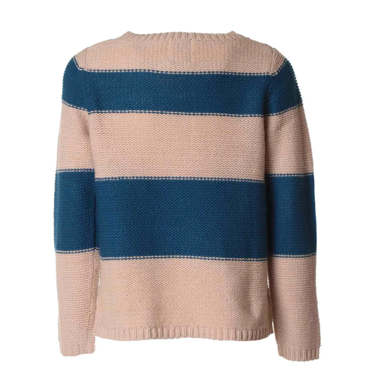 Pullover Girl Panna-Blu