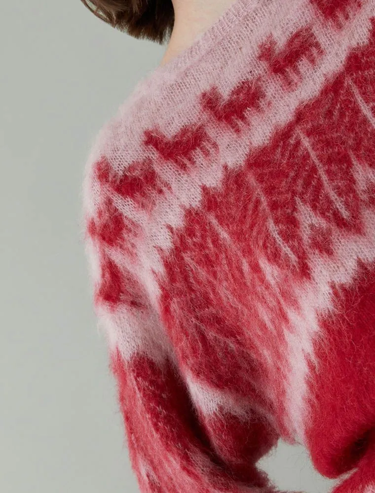 Pullover Manica Lunga Iblues - Rosso