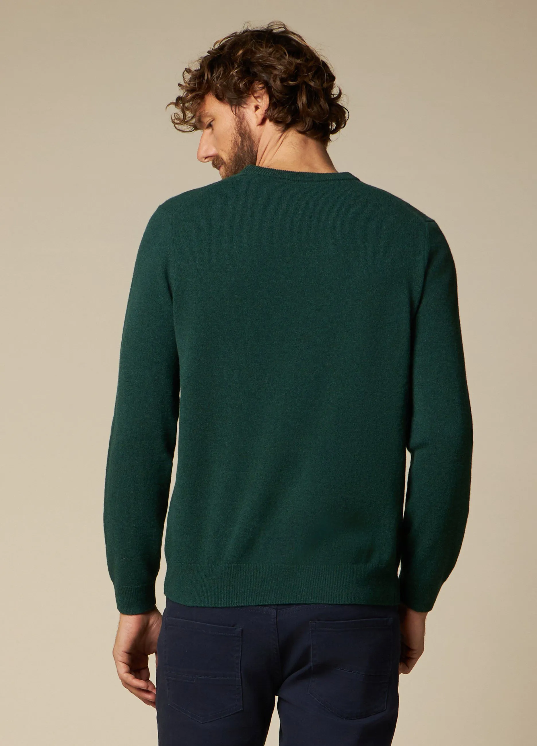 RUMFORD  Pullover tricot in pura lana d'agnello uomo Rumford