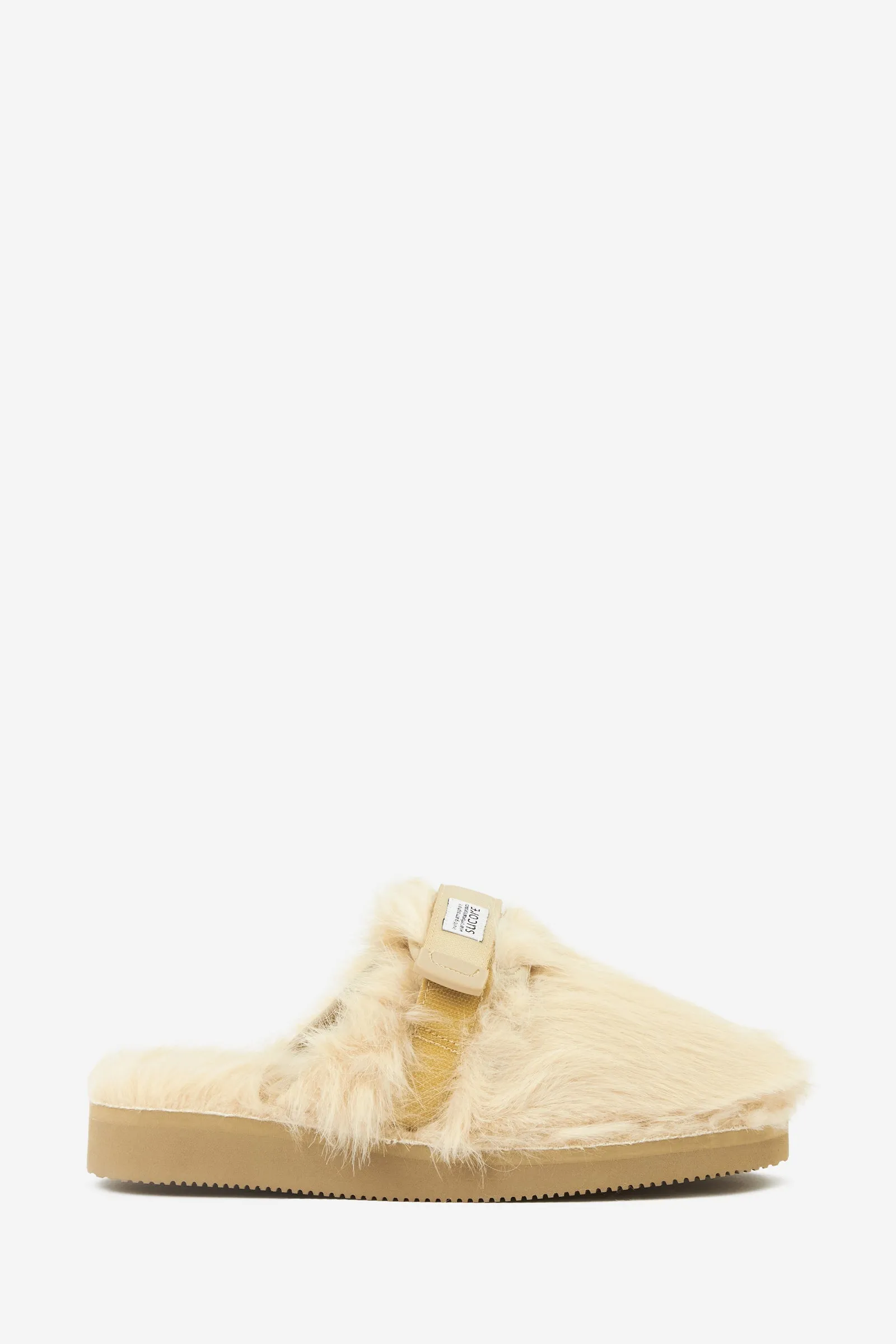 Sandali flats ZAVO 2EU in tessuto beige