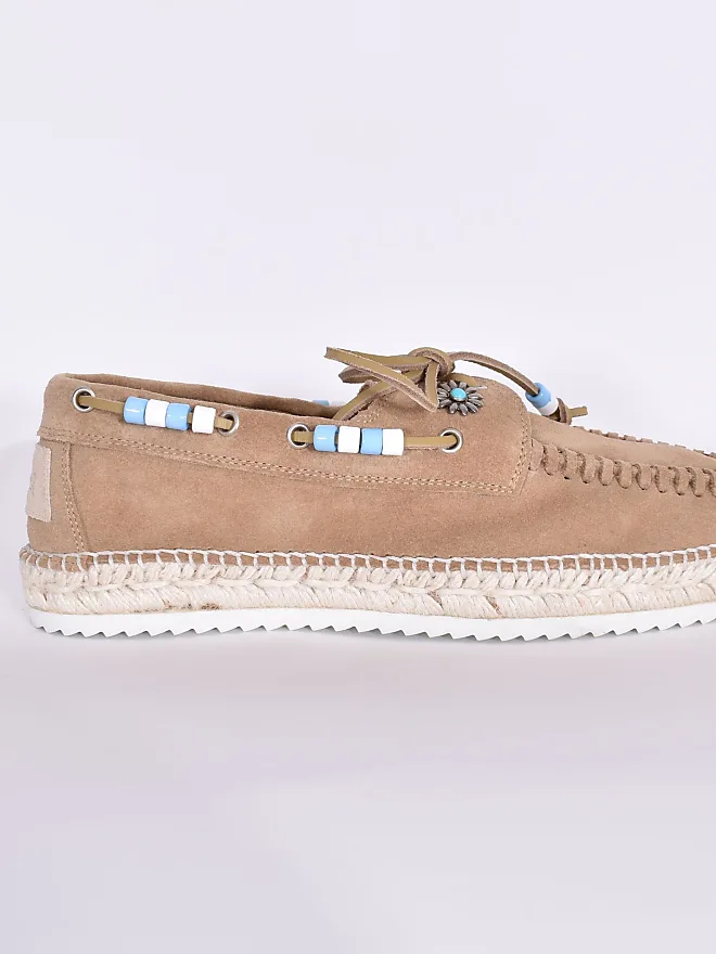 Scarpe Lagoa Nautico Suede beige sabbia
