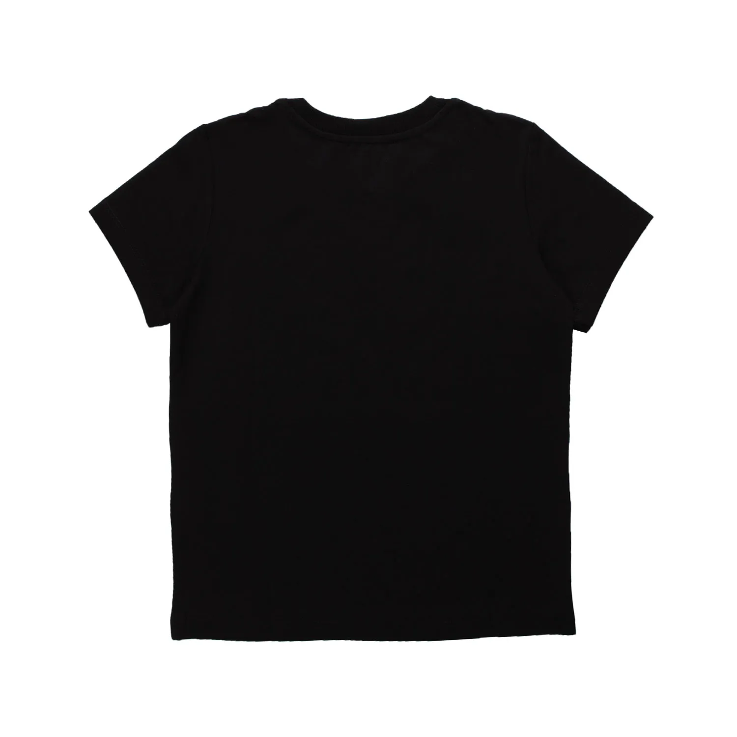 T-Shirt Nera Unisex Con Orsetto