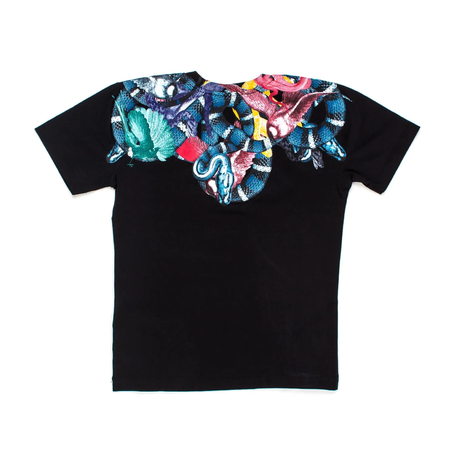 T-Shirt Snakes Nera Bambino Teen