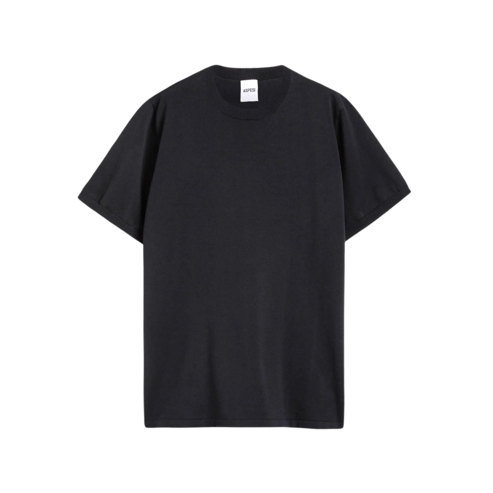 T-shirt Uomo basic Nera a girocollo