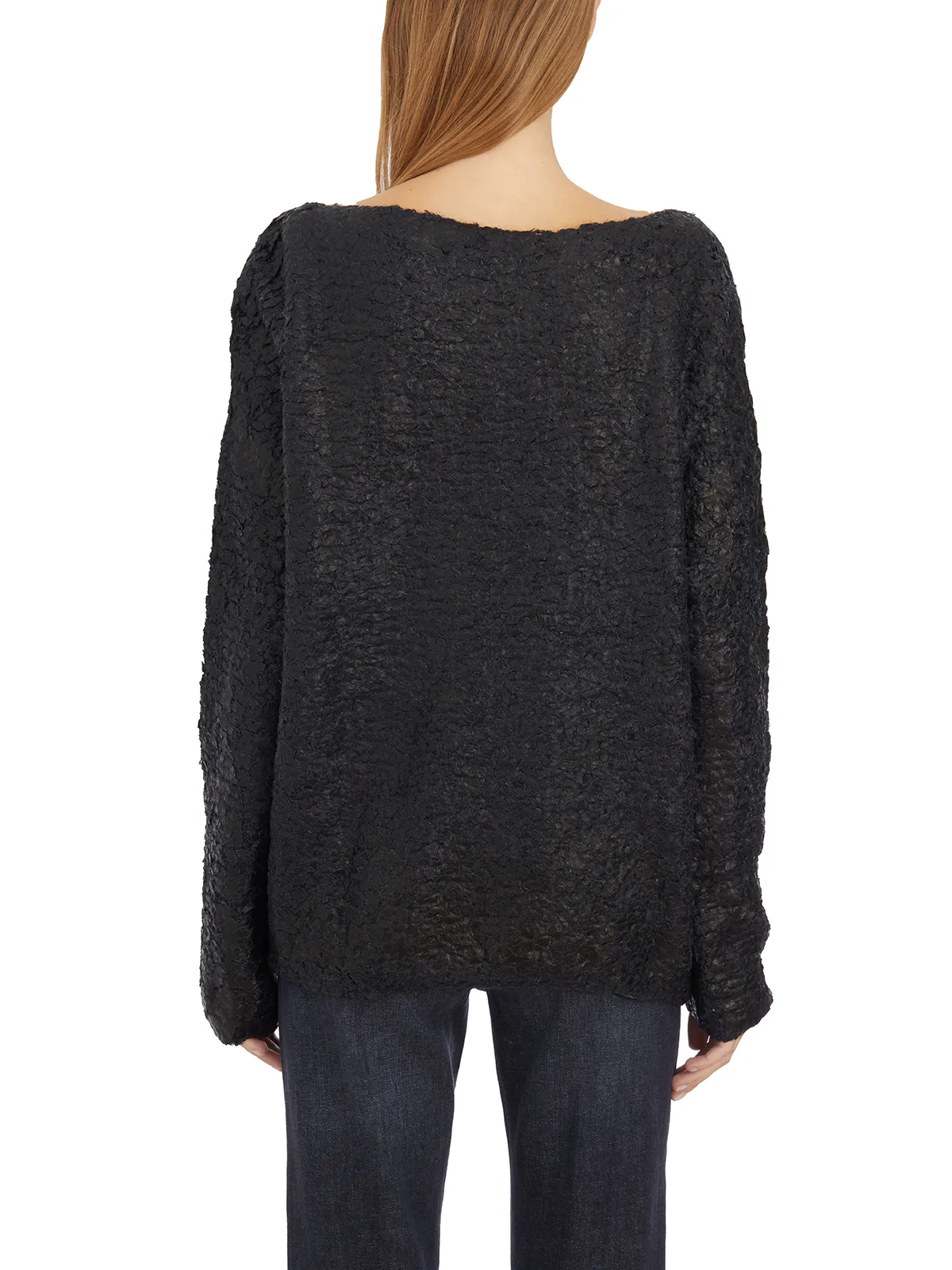 TOTALLY.H  MAGLIA GIROCOLLO TEDDY 
