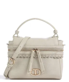  Twinset Cecile Tassel Borsa a mano pelle sintetica beige  